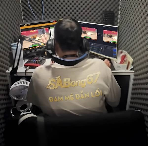 Hình ảnh BLV ADDBU làm việc tại Sabong67 Hình ảnh BLV ADDBU làm việc tại Sabong67