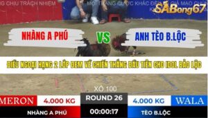 TRẬN 26 TONHON 28/11/2025