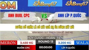 TRẬN 13 TONHON 21/1/2026